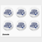 Sticker Rond Big Shot Soccerball (Feuille)
