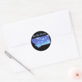 Sticker Rond Big Sky Country (Enveloppe)