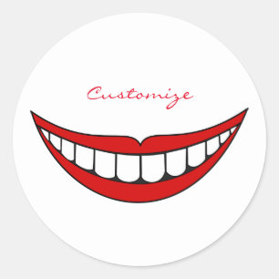 Sticker Rond Big Smile Thunder_Cove