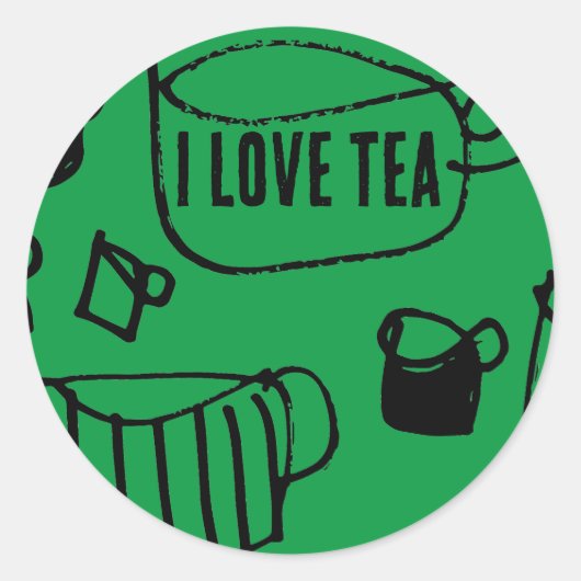 Sticker Rond Big Tea (Devant)