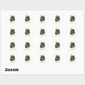 Sticker Rond Bigfoot (Feuille)