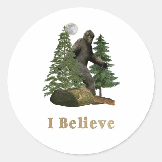 Sticker Rond Bigfoot (Devant)