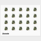 Sticker Rond Bigfoot (Feuille)