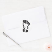 Sticker Rond Bigfoot (Enveloppe)