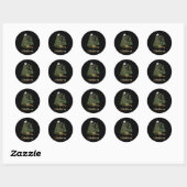 Sticker Rond Bigfoot (Feuille)