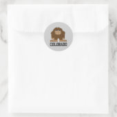 Sticker Rond Bigfoot Colorado (Sac)