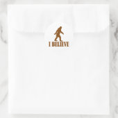 Sticker Rond Bigfoot je crois (Sac)