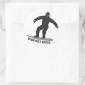 Sticker Rond Bigfoot Rides ! (Sac)
