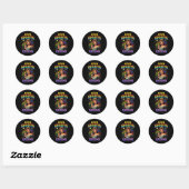Sticker Rond Bigots Bannis (Feuille)