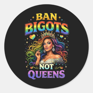 Sticker Rond Bigots Bannis