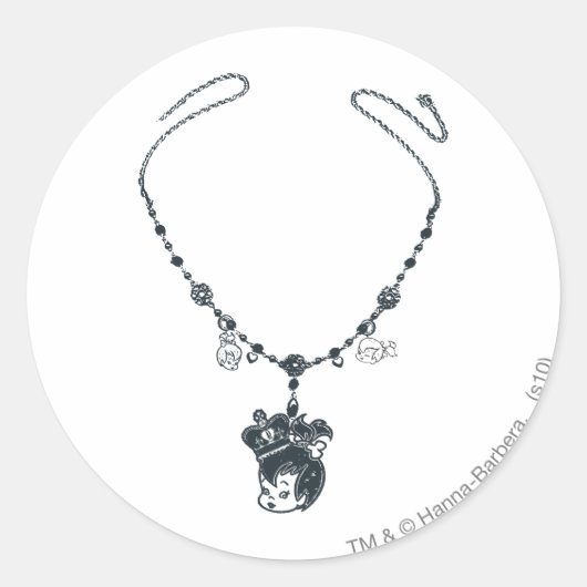 Sticker Rond Bijoux royale PEBBLES™ (Devant)