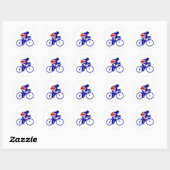 Sticker Rond Biker Auatralian (Feuille)