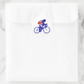 Sticker Rond Biker Auatralian (Sac)