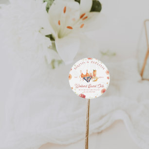 Sticker Rond Bikinis & Bellinis Club de Filles pour Enterrement