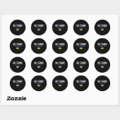 Sticker Rond Bila Tserkva Ukraine (Feuille)