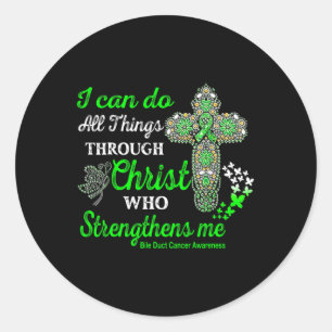 Sticker Rond Bile Duct Cancer Sensibilisation Bile Duct Cancer