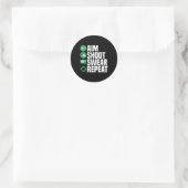 Sticker Rond Billard amusant (Sac)