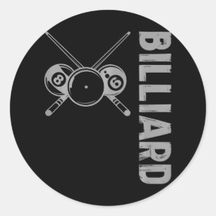 Sticker Rond Billard Cue Sports