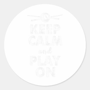 Sticker Rond Billard de piscine amusant Huit Ball Slogan Garder