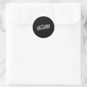 Sticker Rond "billard" - Design élégant (Sac)