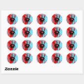 Sticker Rond billard. tribal. (Feuille)