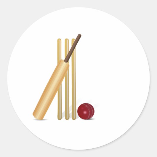 Sticker Rond Billet de cricket (Devant)