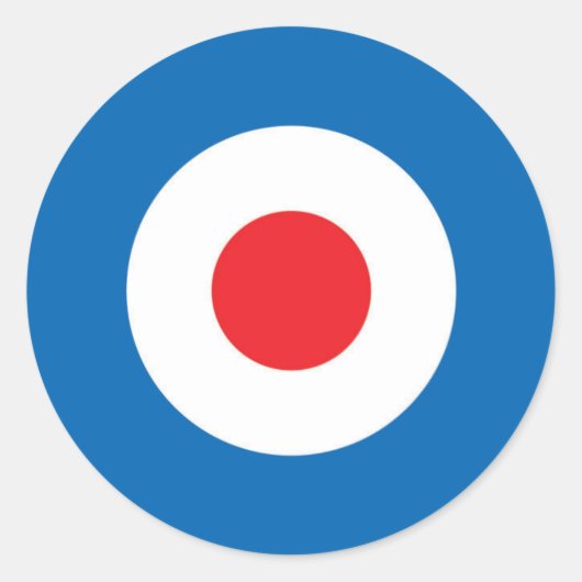 STICKER ROND BILLETS CIBLES MOD FEUILLE DE VINGT (Devant)
