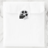 Sticker Rond Billets de film (Sac)