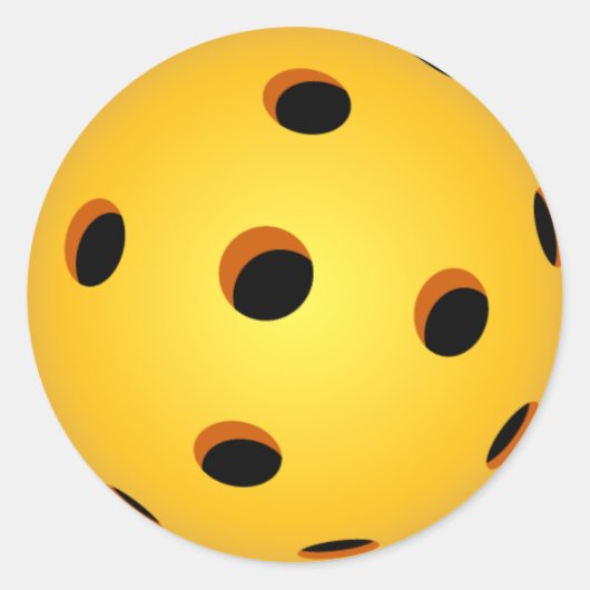 STICKER ROND BILLETS DE PICKLEBALL (Devant)