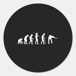 Sticker Rond Billiard Evolution Snooker Pool Chalk Billiard Pla