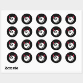 Sticker Rond Billiards Diable (Feuille)