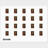 Sticker Rond Billie Holiday (Feuille)