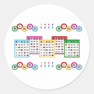 Sticker Rond Bingo