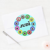Sticker Rond Bingo Babe Judi (Enveloppe)