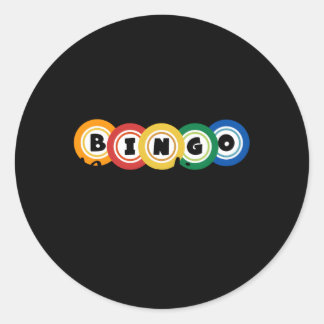 Sticker Rond Bingo Besties Bingo Buddy Bingo