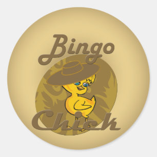 Sticker Rond Bingo Chick #6