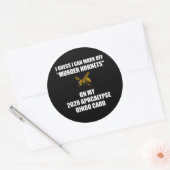 Sticker Rond Bingo de l'Apocalypse 2020 (Enveloppe)