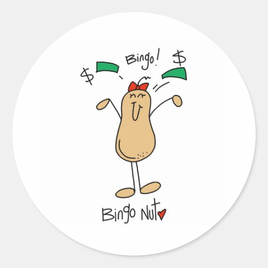 Sticker Rond Bingo Nut (Devant)