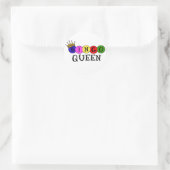 STICKER ROND BINGO QUEEN (Sac)