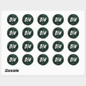 Sticker Rond Bio (Feuille)