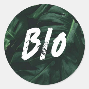 Sticker Rond Bio