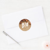 Sticker Rond Bio Café (Enveloppe)