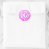 Sticker Rond Bio Purple (Sac)