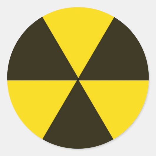 Sticker Rond Biodanger (Devant)