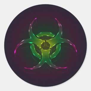 Sticker Rond Biodanger