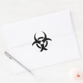Sticker Rond Biodanger 03 (Enveloppe)