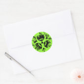 Sticker Rond Biodanger -Splat (Enveloppe)