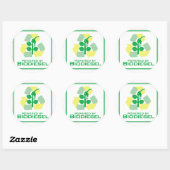 Sticker Rond Biodiesel (Feuille)