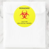 STICKER ROND BIOHAZARD (Sac)
