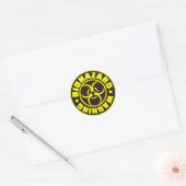 STICKER ROND BIOHAZARD (Enveloppe)